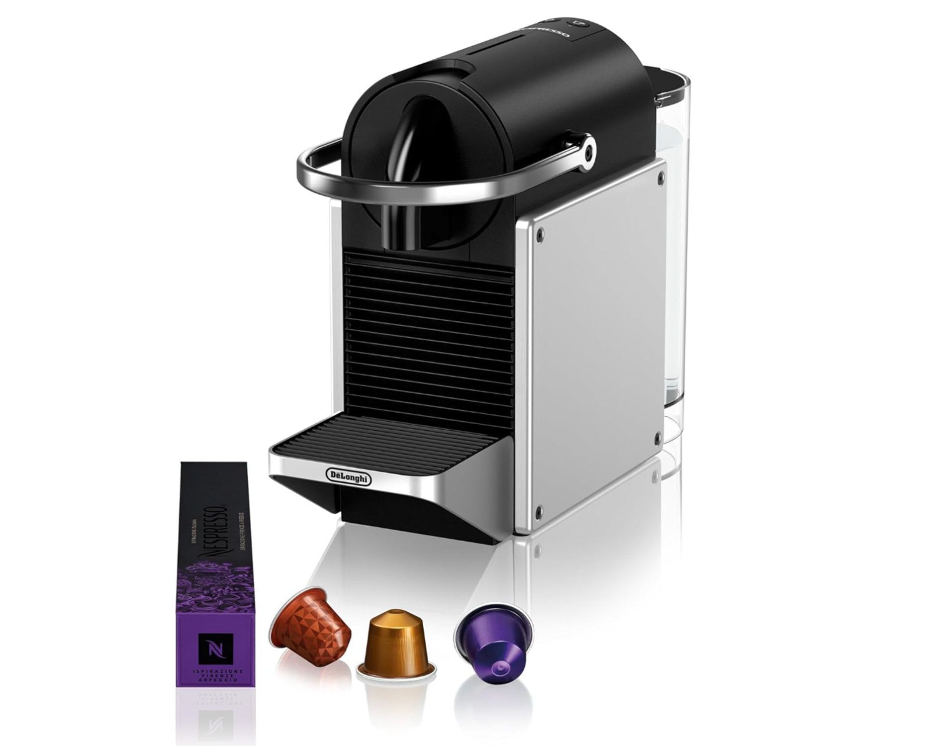 Nespresso Pixie EN127.S Fully Automatic Coffee Machine, by De'Longhi
