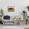 Stupell Industries Bird on Bison Rural Scene Black Framed Floater Canvas Wall Art - 2 of 4