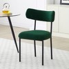 Vatros Dining Chairs Set of 2 Round Upholstered Dining Room Chairs, Orange - 4 of 4