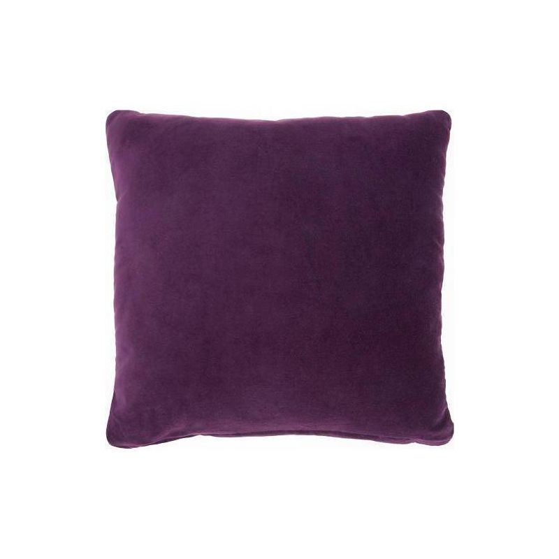 Solid Velvet Throw Pillow - Mina Victory, 1 of 8