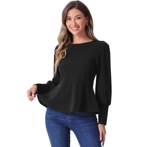 Peplum tops target on sale