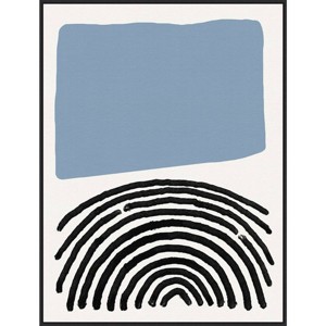 Amanti Art 32" x 42" Good Vibes III by Jacob Green Framed Canvas Wall Art Print : Modern Lithograph, Vertical Layout - 1 of 4