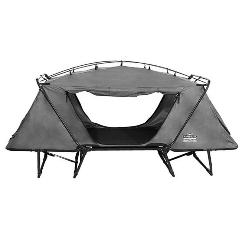 Kamp-Rite Portable Elevated 1-Person Oversize Tent Cot, Chair, Tent, for Camping or Hunting, Easy Setup, Waterproof Rainfly & Carry Bag, 1 of 8