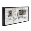 Stupell Industries Life Is a Journey Rustic World Map, 30" x 13" - 3 of 4