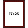 PosterPalooza | Weathered Red Picture Frame - UV Acrylic, Foam Board Backing, Hanging Hardware - 2 of 4