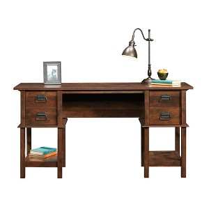 Viabella Desk Dark Brown - Sauder - 1 of 4