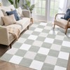 Washable Non Slip Modern Geometric Area Rugs, Indoor Contemporary Floor Carpet for Home Office - 2 of 4