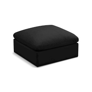 Meridian Furniture,Plush Velvet Standard Comfort Modular Ottoman - 1 of 4