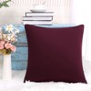 PiccoCasa Home Sofa Hidden Zipper Square Throw Pillowcase 18" x 18" - 4 of 4