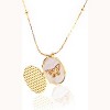 Dainty Gold Necklace for Women, 14k Gold Butterfly Shell Locket Charm, Gifts for Women Teen Girls - 2 of 4