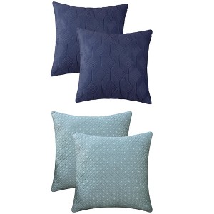 REGALWOVEN 4 Pcs Geometric Pattern Throw Pillowcases for Sofa, Living Room - 1 of 4