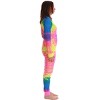 Just Love Women's Tie Dye Two Piece Thermal Pajama Set - Waffle PJ Set - 2 of 2