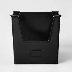 Large Metal Stackable Storage Black - Pillowfort™