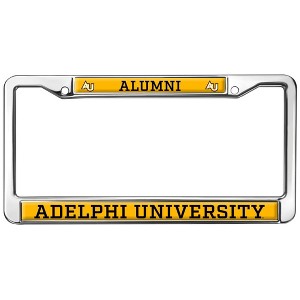 Adelphi University Alumni Full Size Standard License Plate Metal Frame - 1 of 4