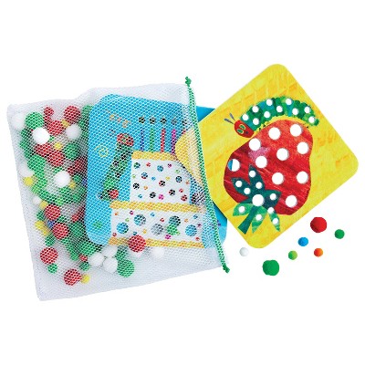 Colorful Pom Pom Caterpillar Craft Kit for Kids