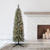 Home Heritage Rotating Tree Stand Base w/Stanley 5' Skinny Pencil Christmas Tree - 2 of 4