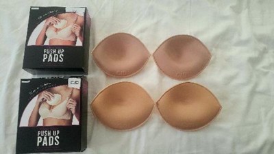  KSang Women's Push Up Bra Pads Inserts 2 Pairs Breast