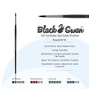 Black Swan Synthetic Red Sable Round Paint Brushes -  Professional Quality Long Handle Paint Brushes for Oil, Heavy Body Media and Acrylic - Artists - 2 of 4