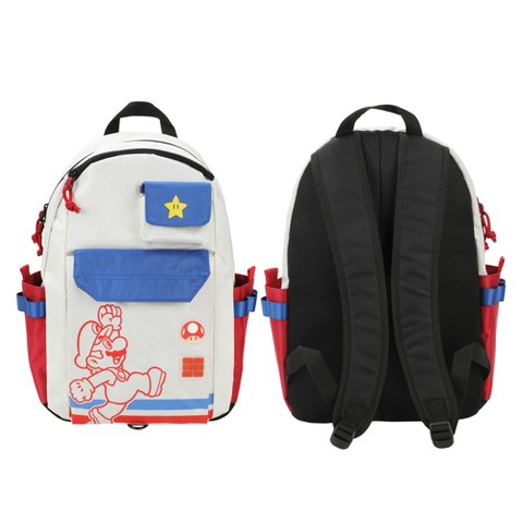 Рюкзак Super Mario Bros Mario Jump Pose 19" White