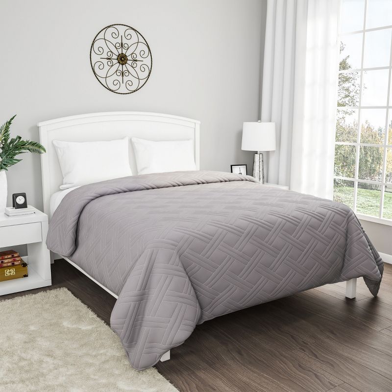 Lavish Home Quilt Coverlet - Twin-Size All-Season Washable Bedspread, 3 of 5
