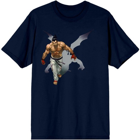 Tekken Kazuya Mishima Men's Navy T-shirt : Target