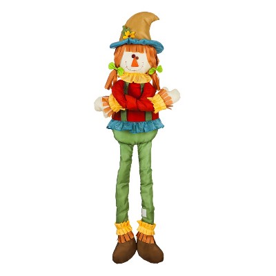 Evergreen Girl Scarecrow Post Hugger