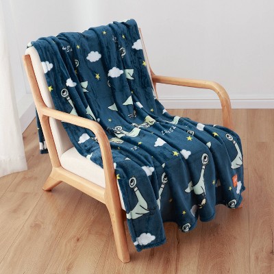 50"x70" Oversized Mo Willems Printed Velvetloft Throw Blanket - Berkshire Blanket & Home Co.