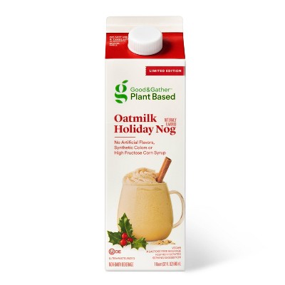 Plant Based Oatmilk Holiday Nog - 1qt - Good & Gather™