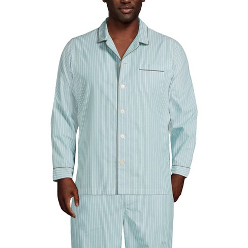 Cotton Stripe Oversized Pajama Shirt