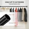 LunaLulinlk 1 inch Heavy Duty Shower Curtain Rod for Bathroom, 28"-63", No Rust, Wall Mounted, Matte White - 2 of 4
