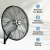 Hurricane Classic 3 Speed Wall Mounted Fan - image 2 of 4