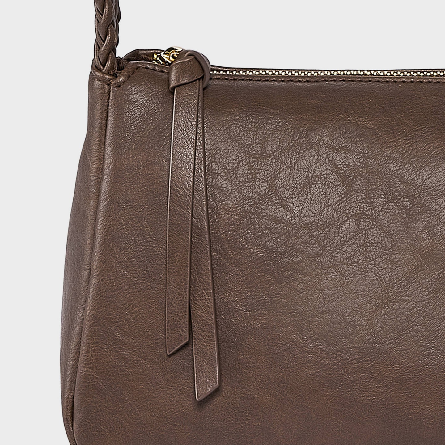 Сумка Universal Thread Faux Suede Soft Belted Shoulder, цвет: Коричневый — фото 5