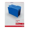 MyOfficeInnovations Colored File Folders 3-Tab Letter Blue 100/Box 224527 - 4 of 4
