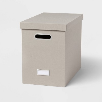 Plastic Hanging File Crate With Lid - Brightroom™ : Target