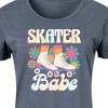 Women's - Instant Message - Skater Babe Graphic T-shirt Dress - 2 of 4