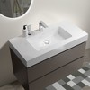 NicBex Floating Bathroom Vanity with Sink,Bathroom Sink Vanity with 2 Drawers,35.8 inch Bathroom Sink Cabinet without Drain and Faucet,Pre-assembled - 4 of 4