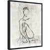 Amanti Art Embellished Nude Contour Sketch II by Ethan Harper Canvas Wall Art Print Framed 16 x 20-in. - 3 of 4