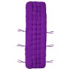 NewHome"67x22 Inch Chaise Lounger Cushion for Recliner, Rocking Chair, Sofa, and Deck Chair - Outdoor Mat"CoffeeGreyPurple&Red - 2 of 4