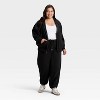 Women's High-Rise Barrel Leg Sweatpants - Universal Thread™ - 3 of 3
