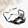 Unique Bargains Electroplated Half-face Party Mask 1 Pc - 4 of 4