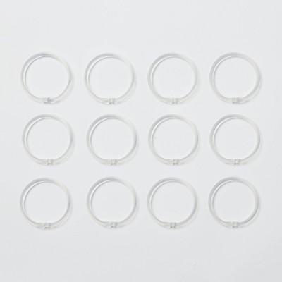 Frosted Clear Shower Rings - Room Essentials™