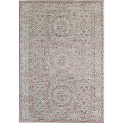 Harper 5' x 7' Pink Lemonade Vintage Synthetic Area Rug
