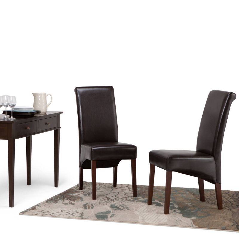 Set of 2 Franklin Deluxe Parson Dining Chair - Wyndenhall, 3 of 13