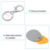 Unique Bargains PU Leather Keychain Holder ID Key Cards Key Fobs with Rings 2 Pcs - 4 of 4