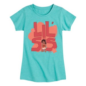 Girls' - Moana - Lil' Sis Simea Fitted Short Sleeve Graphic T-Shirt - 1 of 3