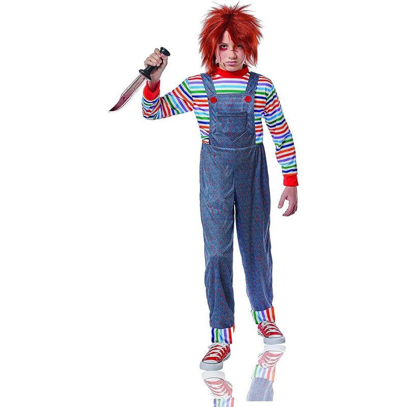 Evil Doll Mens Adult Costume, 1 of 2