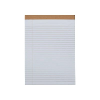 MyOfficeInnovations Notepads 8.5" x 11.75" Wide White 50 Sh./Pad 12 Pads/PK (16767) 749567