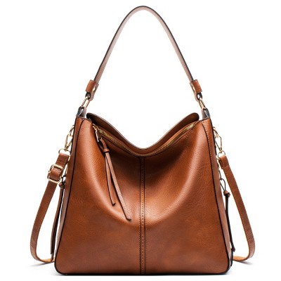 Boersma Women’s Hobo Bag – Large Capacity Faux Leather Shoulder Tote, Fashion Crossbody Handbag for Work, Shopping & Daily Use