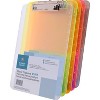 Business Source Clipboard Plastic w/Flat Clip 9"x12" Smoke 01870 - 4 of 4
