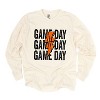 Simply Sage Market Women's Game Day Stacked Lightning Bolt Long Sleeve Garment Dyed Tee - 3 of 4